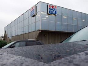 A Maple Leaf Foods plant in Ontario (CP file photo)