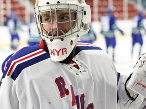 Bloomfield native Jett Alexander of the OJHL North York Rangers. (OJHL Images)