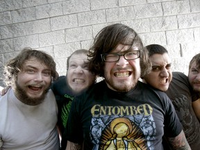 Michigan death-metal combo the Black Dahlia Murder. Supplied Photo