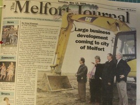 This week’s Throwback Thursday goes all back to 2009 and the announcement of what has since become the StoneGate development.
The announcement saw then Mayor Kevin Phillips talked about the city being the hub of the northeast and this development showing that to be true. John Burton of Avatex DevCorp was initially hesitant but worked with Phillips and then community development manager Perry Trusty to bring the development to Melfort.