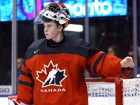 Carter Hart was selected in the second round of the 2016 NHL Entry Draft by Philadelphia. Dave Abel/Postmedia Network