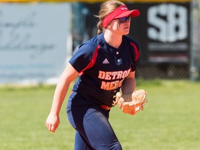 University of Detroit Mercy shortstop and Delhi native Courtney Gilbert has been named a All-Horizon League Second Team all-star.
(Photo courtesy University of Detroit Mercy Athletic Communications)