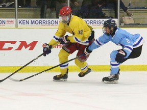 Four Fort Saskatchewan and Ranger hockey players heard their names during the Western Hockey League draft on May 3. Colton Dach was selected sixth overall to the Saskatoon Blades in the first round. Olen Zellweger went 42rd in the second round to the Everett Silvertips. Blake Eastman went 44th to the Prince George Cougars and Ashton McNelly went in the 10th round to the Swift Current Broncos. All four recently competed in the Alberta Cup on Edmonton Blue and Yellow.