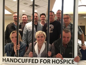 The Heartland Community Hospice Foundation’s jail and bail event raised more than $17,000 on May 3. Funds will help purchase patient lifts, sleep chairs, pull out couches and finishing touches for the upcoming AHS hospice rooms in the Fort.