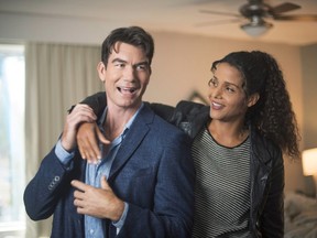 Actors Jerry O'Connell and Sydney Tamiia Poitier are shown in a scene from the television show Carter. THE CANADIAN PRESS