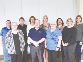 Members of the LCHF: Back Row: Brian Kavanagh, Dave Beach (Vice-Chair), Lynette Hayden (Past Chair), Korynna Wolfe (LCH Director), Vani Lamba, Kristina Dembinski (Secretary). From Row: Linda Chapelsky (Treasurer), Mike McCrae (Chair), Marilyn McGhan, Christina Forth. (Rep staff photo)