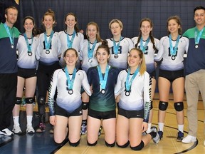 18U Lakers Blue - Back Row:  Head Coach Mason Truswell, Hannah Clark, Jane Chirico, Aimee Hatton, Emma Howe, Tianna Head, Holly Dunne, Mina Linklater, Assistant Coach Tanner Hughes   Front Row: Jasmine Busschaert, Megan Foucault, Megan Cundari