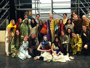 Salisbury Composite High School's theatre program includes 87 students, all of whom are involved in the current production of Joseph and the Amazing Technicolor Dreamcoat.

Photo Supplied