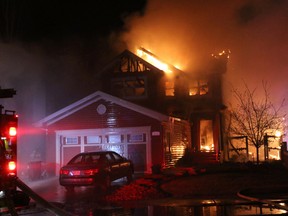 An Aspen Trails house fire earlier this month marked one of 26 blazes battled by county crews over the first nine days of the month.

Photo courtesy Strathcona County Emergency Services