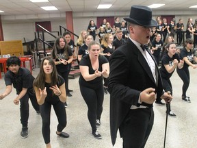 Performers run through a jazzy number from Hidden Talents' upcoming show HT Glee, which runs May 30 to June 2 at Sarnia's Imperial Theatre. 
CARL HNATYSHYN/SARNIA THIS WEEK