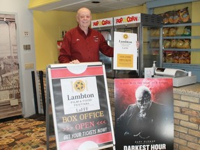 Lambton Film and Food Festival chair Glen Starkey stands in the foyer of Forest's venerable Kineto Theatre. The annual festival will run from May 24 to May 27 this year.
CARL HNATYSHYN/SARNIA THIS WEEK