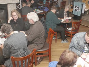 KEVIN RUSHWORTH HIGH RIVER TIMES/POSTMEDIA NETWORK. Our High River held its May Community Café at Carlson’s on Macleod on May 9. Information on the 2018 Vital Signs was shared and a session on mindfulness and sleep, as part of the High River Community Wellness Challenge, took place.