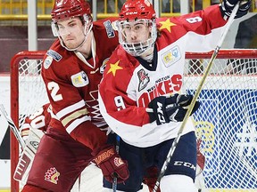 Wellington Dukes vs. the host Chilliwack Chiefs at the 2018 RBC Cup national Jr. A hockey championship Tuesday night at the Prospera Centre in Chilliwack, BC. (Matthew Murnaghan/Hockey Canada Images)