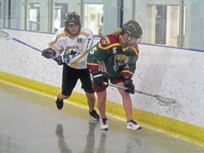 The Rockyview Silvertips Jr ladies hosted last year's champs the Sherwood Park Jr Titans, at the Plainsman Arena on May 11 and lost 8-4.
