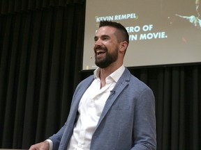 Canadian sledge hockey player Kevin Rempel spoke about his journey on May 8 as part of Morden's Mental Health Week. (LAUREN MACGILL, Morden Times)