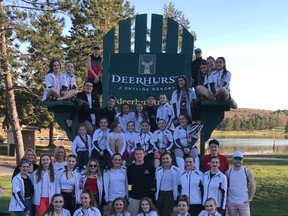 Members of the Melissa Kelly Dance Academy pose at the Deerhurst Resort where they attended the ‘’View Dance Challenge’’ competition in Huntsville this past weekend.