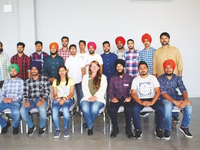 Pictured are the international students (and one local student) who recently arrived from India to take a two year Business Administration program at the Drayton Valley campus of NorQuest College.