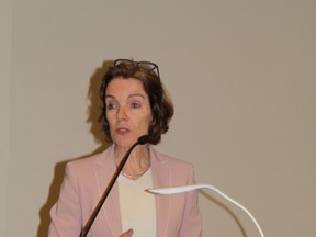 Christiane Bergevin, the chair of the board of directors of the Canadian Chamber of Commerce, says regulatory hurdles are hurting Canada’s reputation among global industry leaders. Bergevin was the keynote speaker at a Timmins Chamber of Commerce luncheon on Thursday.