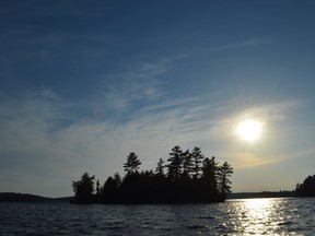 The sun sets over Tyson Lake. (Jim Moodie/Sudbury Star)