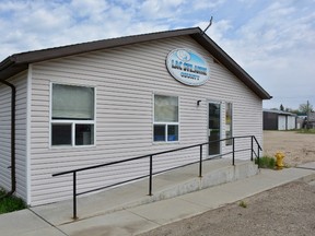 The old Lac Ste. Anne Protective Services building will be the new home of the Sangudo library. (Taryn Brandell | Mayerthorpe Freelancer)