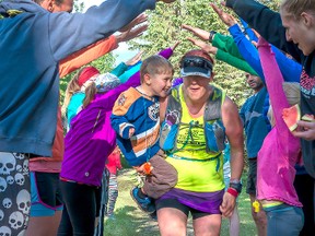 Laura Townsend continues to work on her plan to run 50 ultra marathons before the time she is 50-years-old to raise $20,000 for the Saffron Centre. 

Photo courtesy Todd Mills Photography