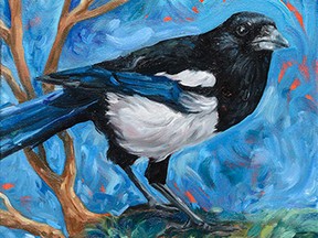 Crystal Diredger's "Magpie Oh Magpie" submission to the 2017 run of the Strathcona County Art Collection.

Photo Supplied