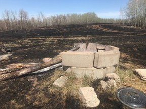 Strathcona County is warning residents to properly extinguish any fires in pits to avoid sparking a fire.

Photo courtesy Strathcona County