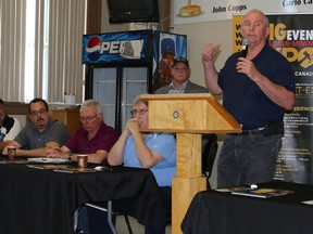 Organizers of the Big Event Mining Expo held a news conference Tuesday to promote the upcoming mining show to be held on June 6 and 7 at the McIntyre Community Building. A major focus for this year’s event will be on mining education and career opportunities.