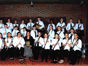 The Notre Dame Catholic School Concert Band met the gold standard at MusicFest Canada. (Supplied photo)