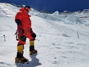 Kingston's Jay Patry at Camp Three on Mount Everest located at an elevation of 7,162 metres. (Supplied photo)