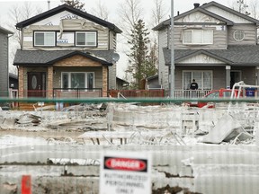 Homes destroyed and damaged from the May 2016 wildfire in Abasand on Wednesday, June 8, 2016. Ian Kucerak/Postmedia Network