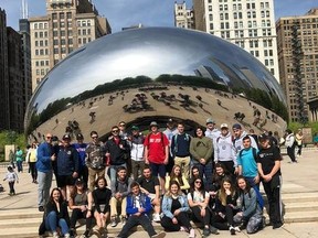 Students in St. Benedict Catholic Secondary School’s business studies program recently participated in the program’s annual international field trip to Chicago. Supplied photo