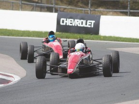 Beaumont's Matthew Taskinen scored all three main events wins at the 2018 Toyo Tires F1600 Championship series May 11-13.