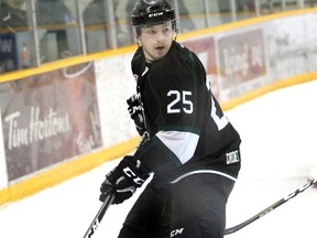 The Sherwood Park Crusaders found out that co-leading scorer Ryan Cox will not be back next season, accepting a scholarship with the NCAA's Niagara University. Shane Jones/News Staff