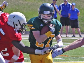 Fort High Sting running back Parker Cullum joined an all-star team for a final high school football game in Edmonton on May 21.