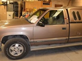 Anyone who may have information on this vehicle or its owner or saw it during the evening hours of Thursday, May 24 are asked to contact Detective Sergeant Pat Kellar of the Criminal Investigations Branch at 613 966-0882 Ex 2328 or pkellar@police.belleville.on.ca