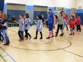 Children participate in the Boys and Girls Club Sports League in Kingston. Supplied photo