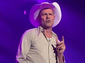 Gord Downie from The Hip concert at Rogers K-Rock Centre in 2015.  Bill Welychka