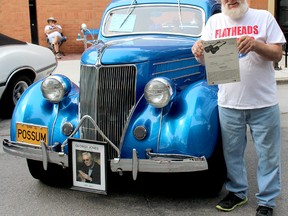 Ric Dorner proudly display the 1936 Ford Coupe his father Charlie bought from Las Vegas, that was once owned by country singing legend George Jones, during the 18th annual RetroFest in Chatham, Ont. on Saturday May 26, 2018. Ellwood Shreve/Chatham Daily News/Postmedia Network