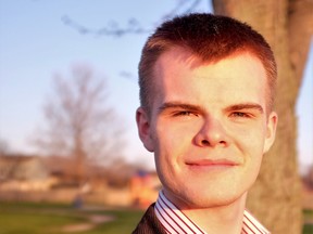 James Thompson, 21, is running for a seat in Ward 6 Chatham.
