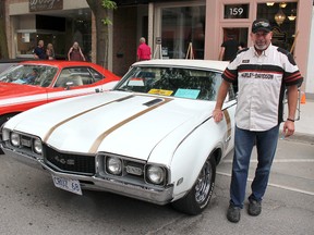 Fate has enabled Scott Brooksbank to find his 1968 Oldsmobile 442 he bought at age 16 and sold 30 years ago. The Dresden, Ont,- area resident brought the classic vehicle to RetroFest in Chatham, Ont. on Saturday May 26, 2018. Ellwood Shreve/Chatham Daily News/Postmedia Network