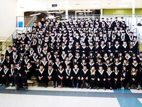 PHOTO SUPPLIED
Charles Spencer High School's graduating class of 2018 poses for a photo.