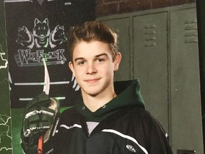 Jayden Wiens was drafted by the Saskatoon Blades in the recent Bantam draft