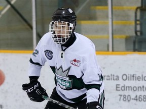 Sherwood Park Bantam AAA Flyers forward Wyatt Cook is one of four Strathcona County players to make the top-80 list for Team Alberta's U-16 squad. Photo courtesy Target Photography