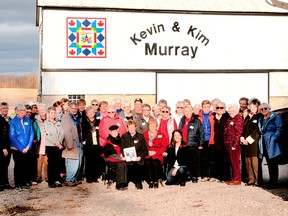 Last fall’s Barn Quilt Tour (northern route) was a sold-out success! Join friends and neighbours once again for the southern route this summer. (PHOTO COURTESY OF ANGELA SMITH)