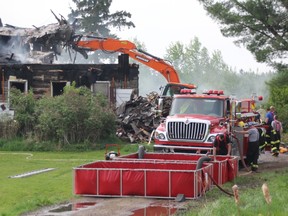 East Ferris Volunteer Fire Department responded to a structure fire this morning around 4:47 a.m. at 293 Derland Road. The cause hasn't been determined, however the home is destroyed.