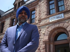 Naseeb Singh is running for Woodstock city-county councillor in the Oct. 22 municipal election. (Chris Funston/Sentinel-Review)