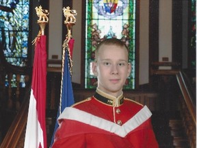 Riley Gervais was one of six Albertans to graduate from the prestigious Royal Military College in Kingston Ont. this year.