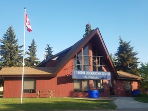 The Visitor Information Centre could be up for sale soon, as the city has deemed the building as surplus property. (Sarah O. Swenson/Wetaskiwin Times)