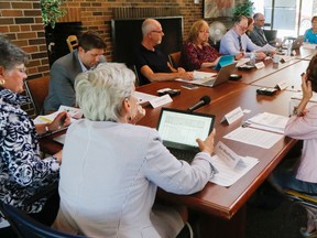 LUKE HENDRY/THE INTELLIGENCER
Quinte Health Care board met in Bancroft Tuesday night.